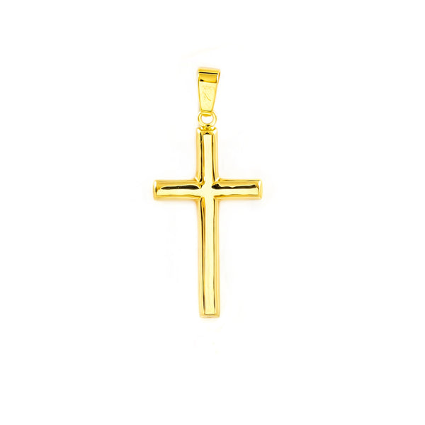 Croce Oro Giallo 9K Rettangolare Lucido 21 x 13 mm
