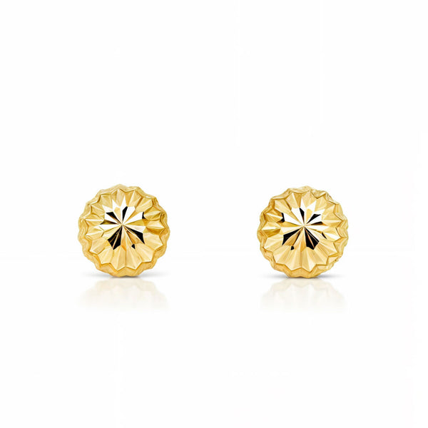 Orecchini Sfera 5 mm Oro Giallo 9K