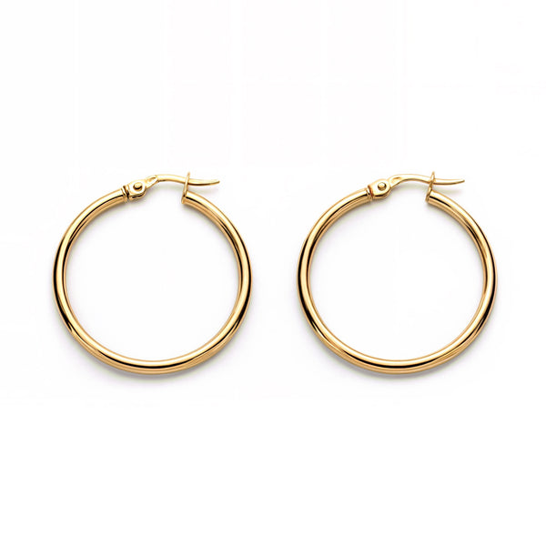 Orecchini Cerchi 27x1.5 mm Oro Giallo 18K