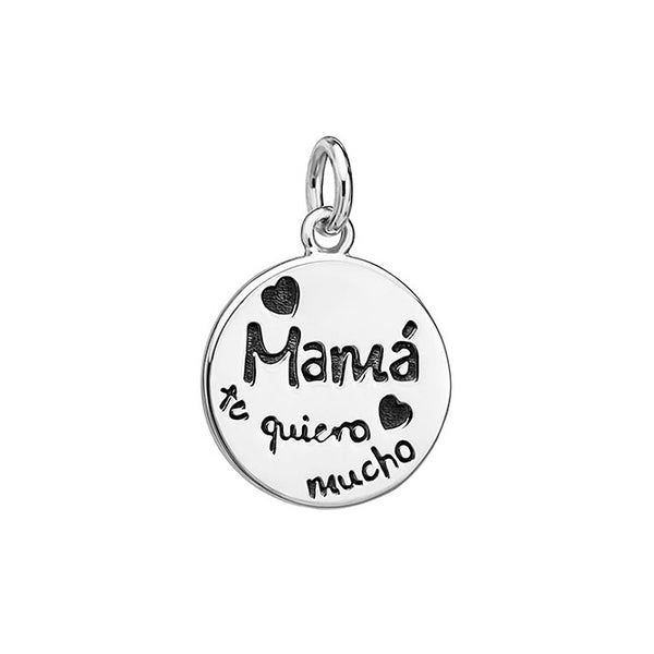 Pendente Argento Sterling 925 Rotondo Lucido