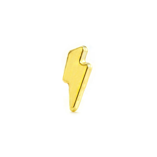 Piercing cartilagineo fulmine oro giallo 9K