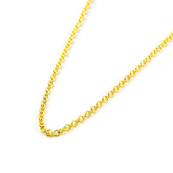 Catena Rolo Oro Giallo 18K Tipo 1 Spessore 1 mm