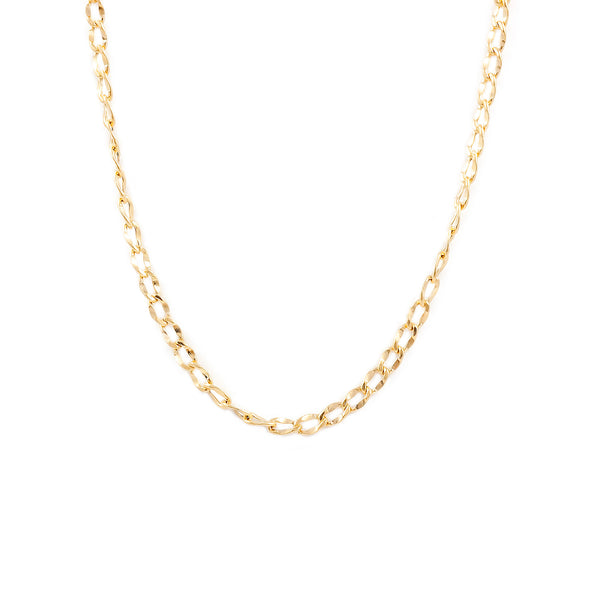 Catena Collana Bilbao Oro Giallo 18K spessore 2.2 mm