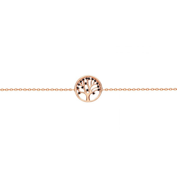 Bracciale donna Albero della Vita Zircone Argento Sterling 925 brillante