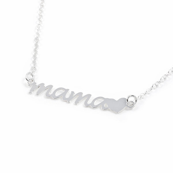 Collana Cuore Mama Argento Sterling 925