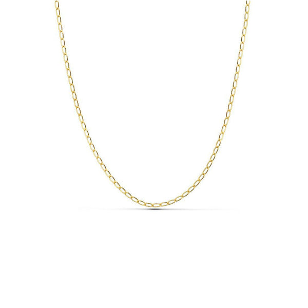 Catena Collana Bilbao Oro Giallo 18K spessore 1.5 mm