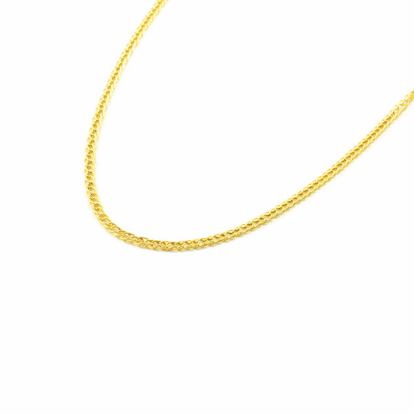 Catena Collana Fantasia Oro Giallo 18K spessore 1.7 mm
