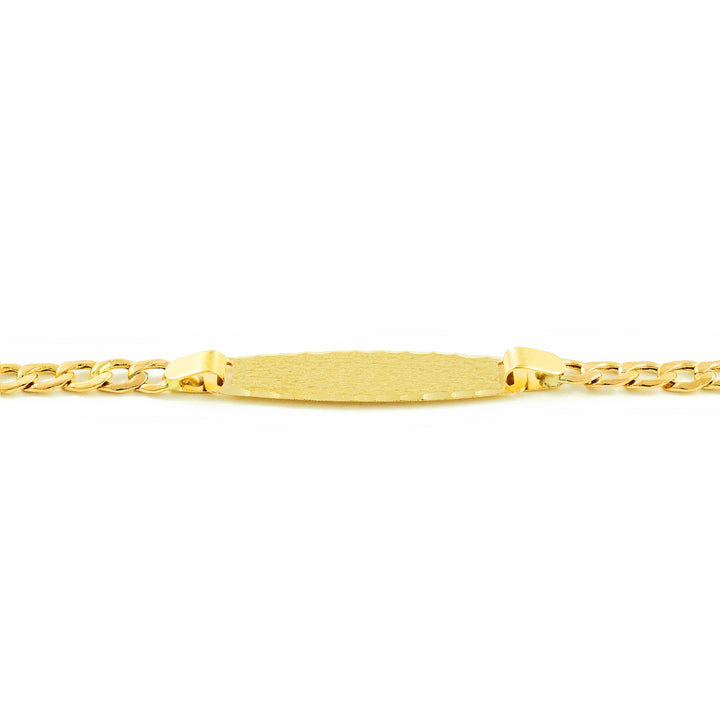 Esclava Bebe o niña Oro Amarillo Lisa (9k)