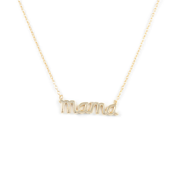 Collana Mama Argento Sterling 925 dorato