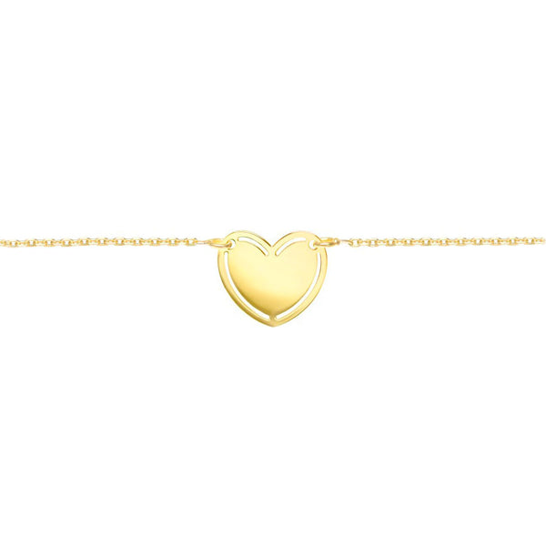 Collana Cuore Argento Sterling 925 dorato