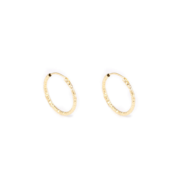 Orecchini Cerchi 15x1.2 mm Oro Giallo 18K
