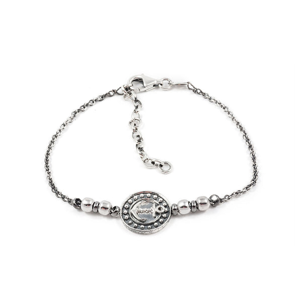 Bracciale donna Ancora Argento Sterling 925 brillante