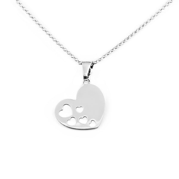 Pendente Cuori Argento Sterling 925