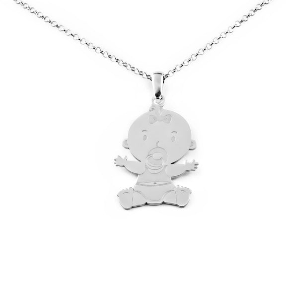 Pendente Ragazza Argento Sterling 925