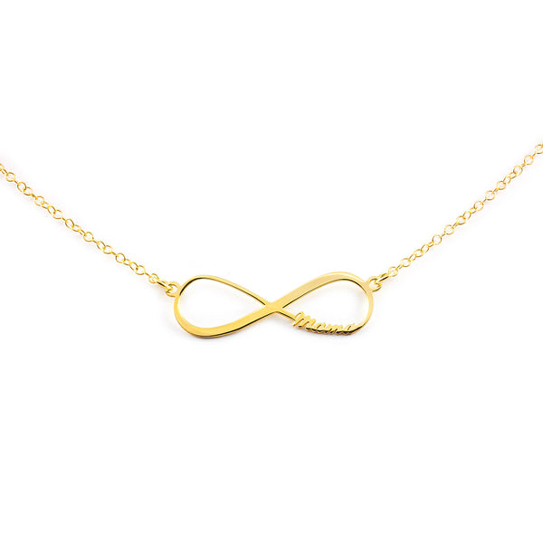 Collana Mama infinita Argento Sterling 925 dorato