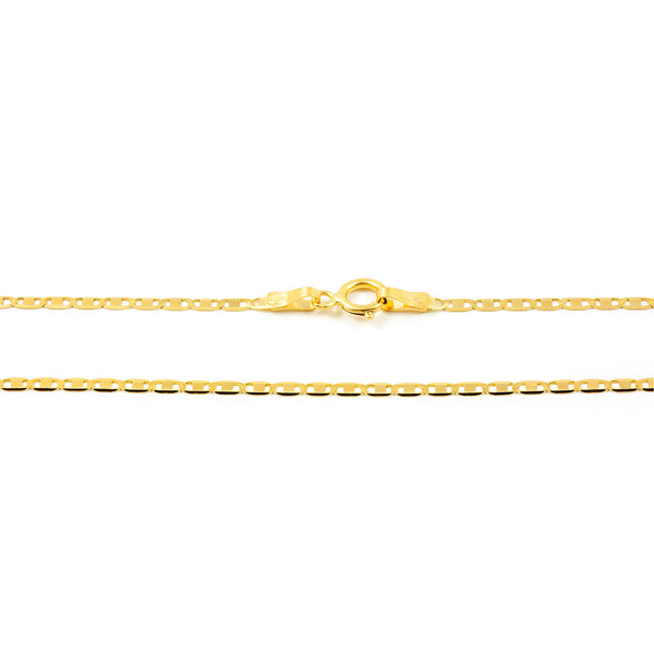 Catena Collana Oro Giallo 18K spessore 1.4 mm